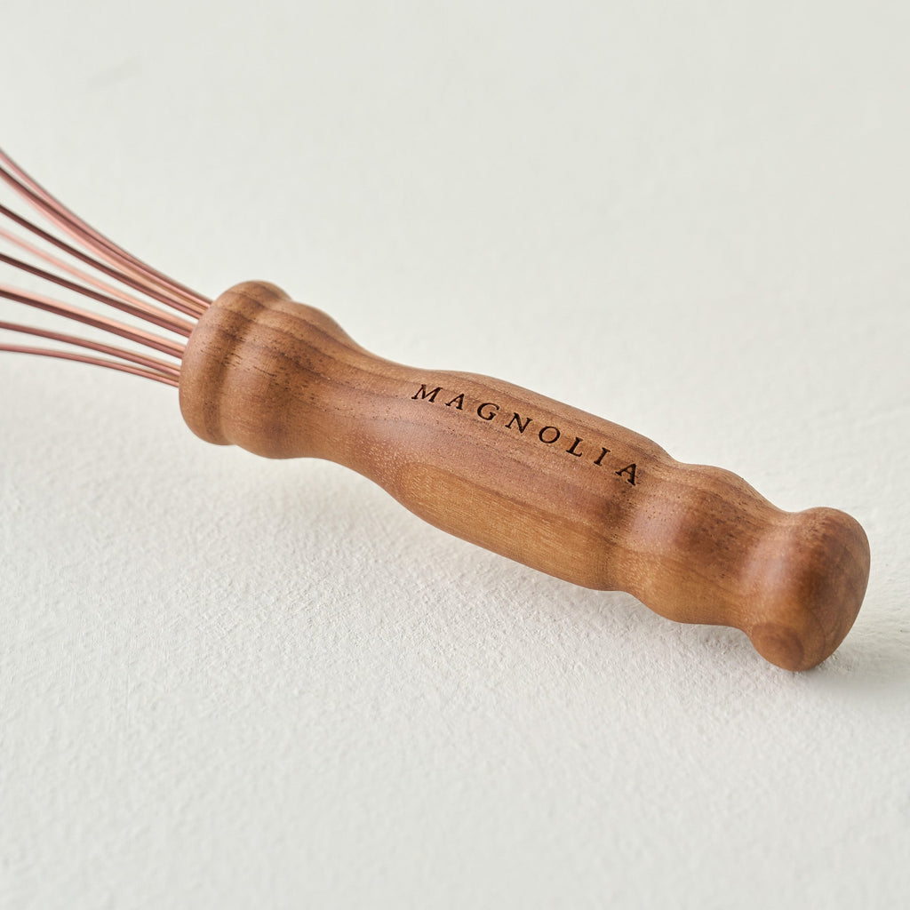 Copper and Walnut Whisk