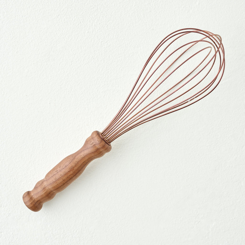 Copper and Walnut Whisk