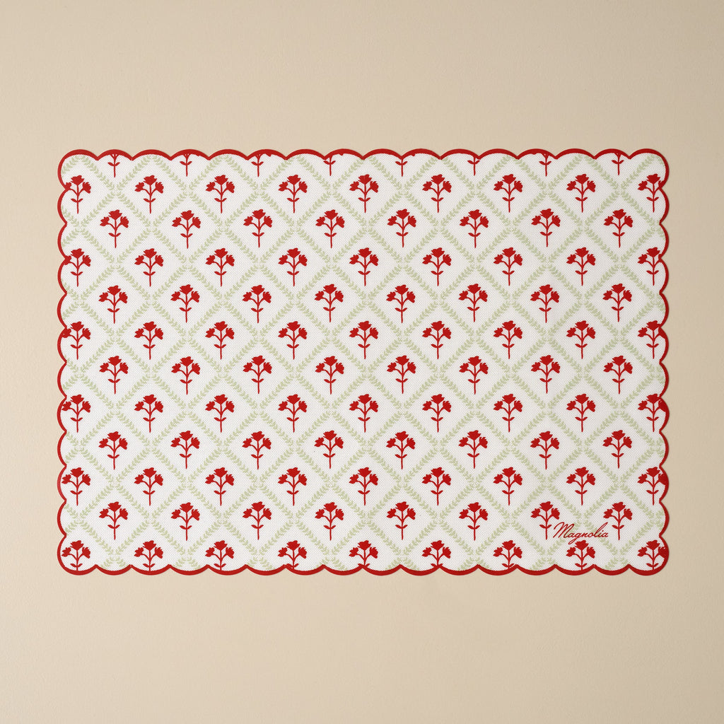 Holiday Scalloped Baking Mat