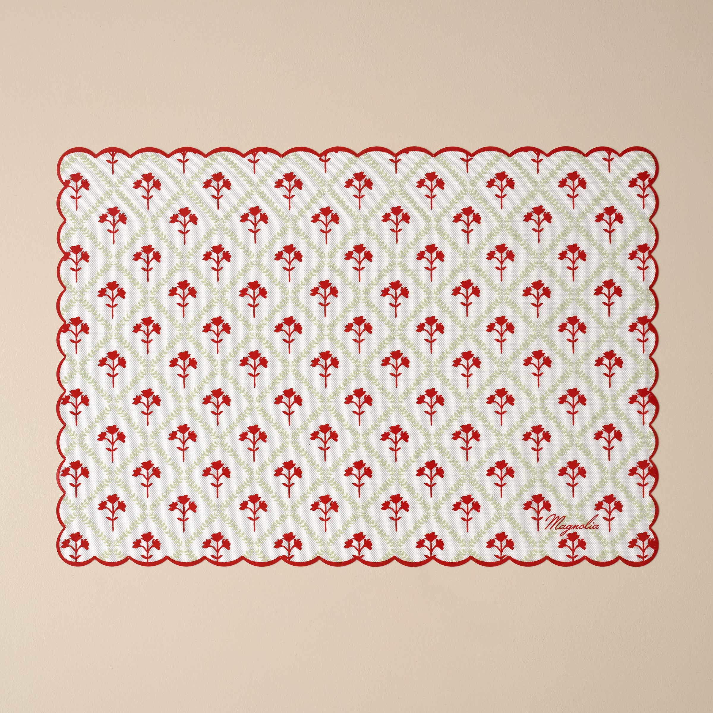 Holiday Scalloped Baking Mat