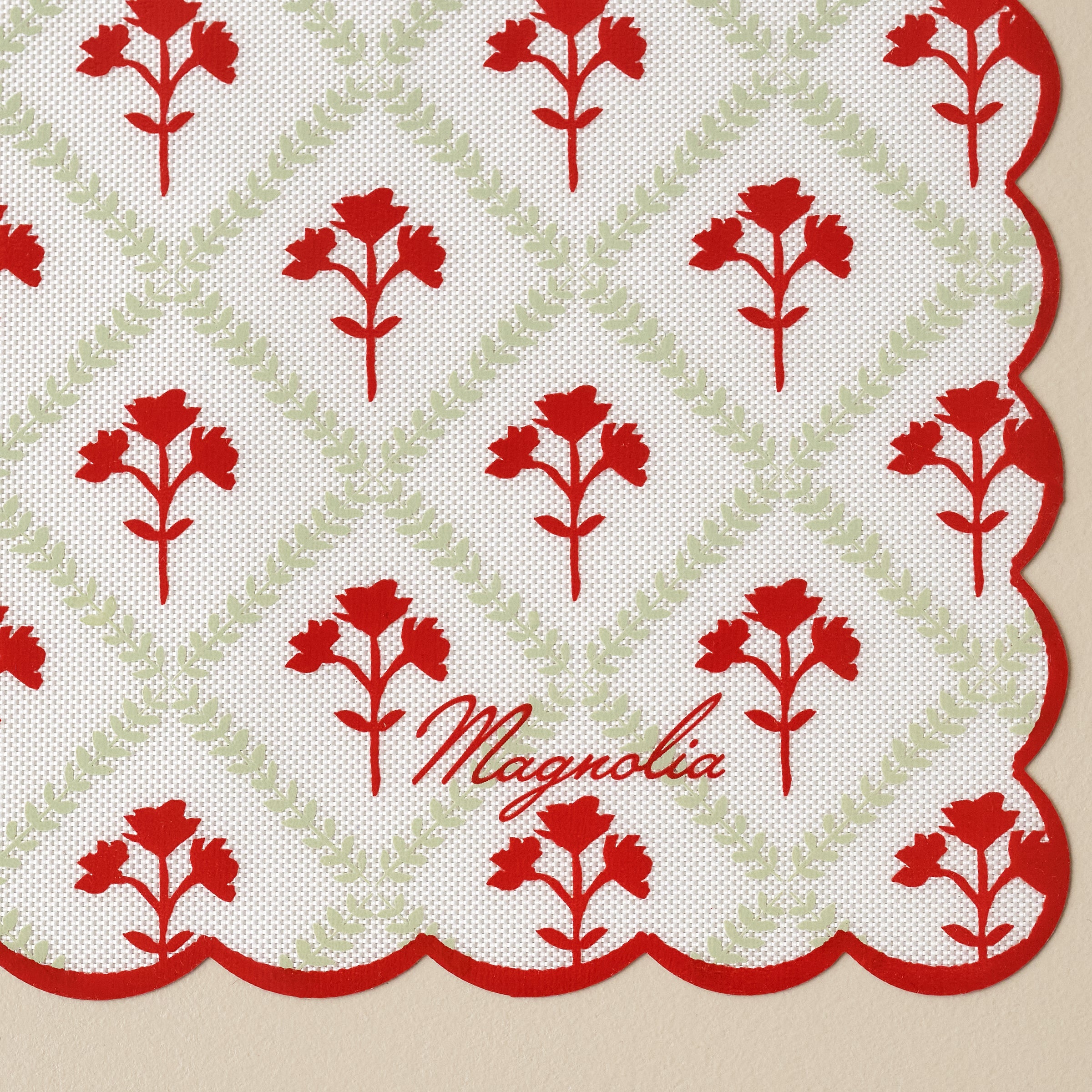 Holiday Scalloped Baking Mat