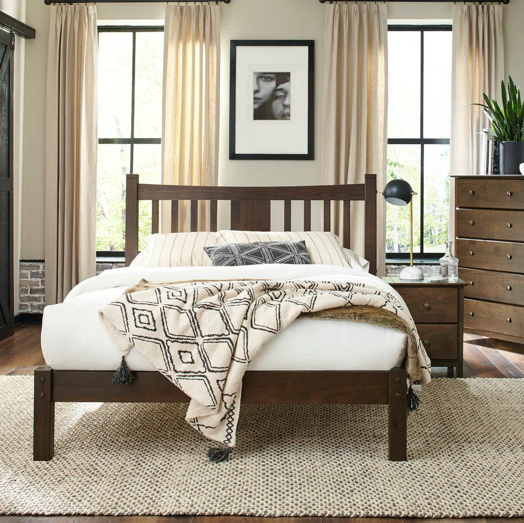 Shaker Slat Platform Bedroom Set (5-piece)