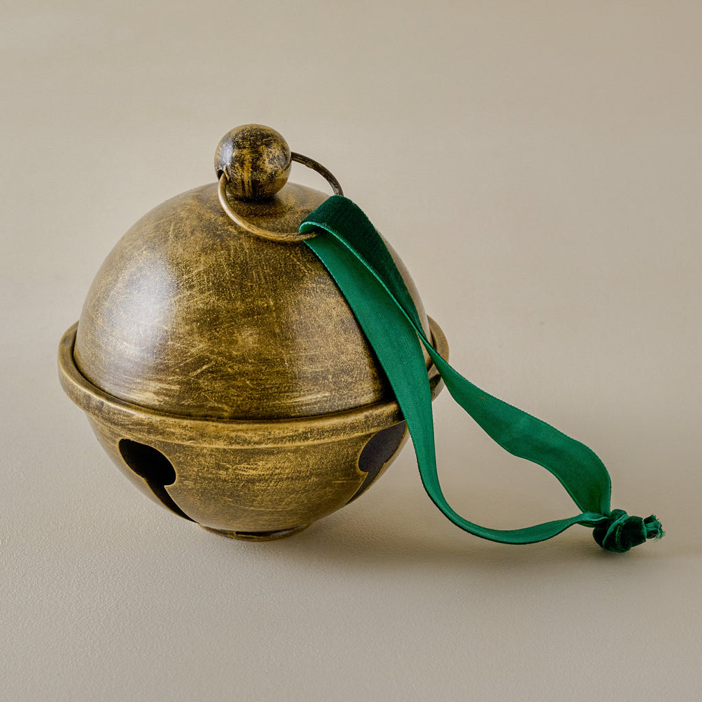 Antiqued Brass Jingle Bell Sit About