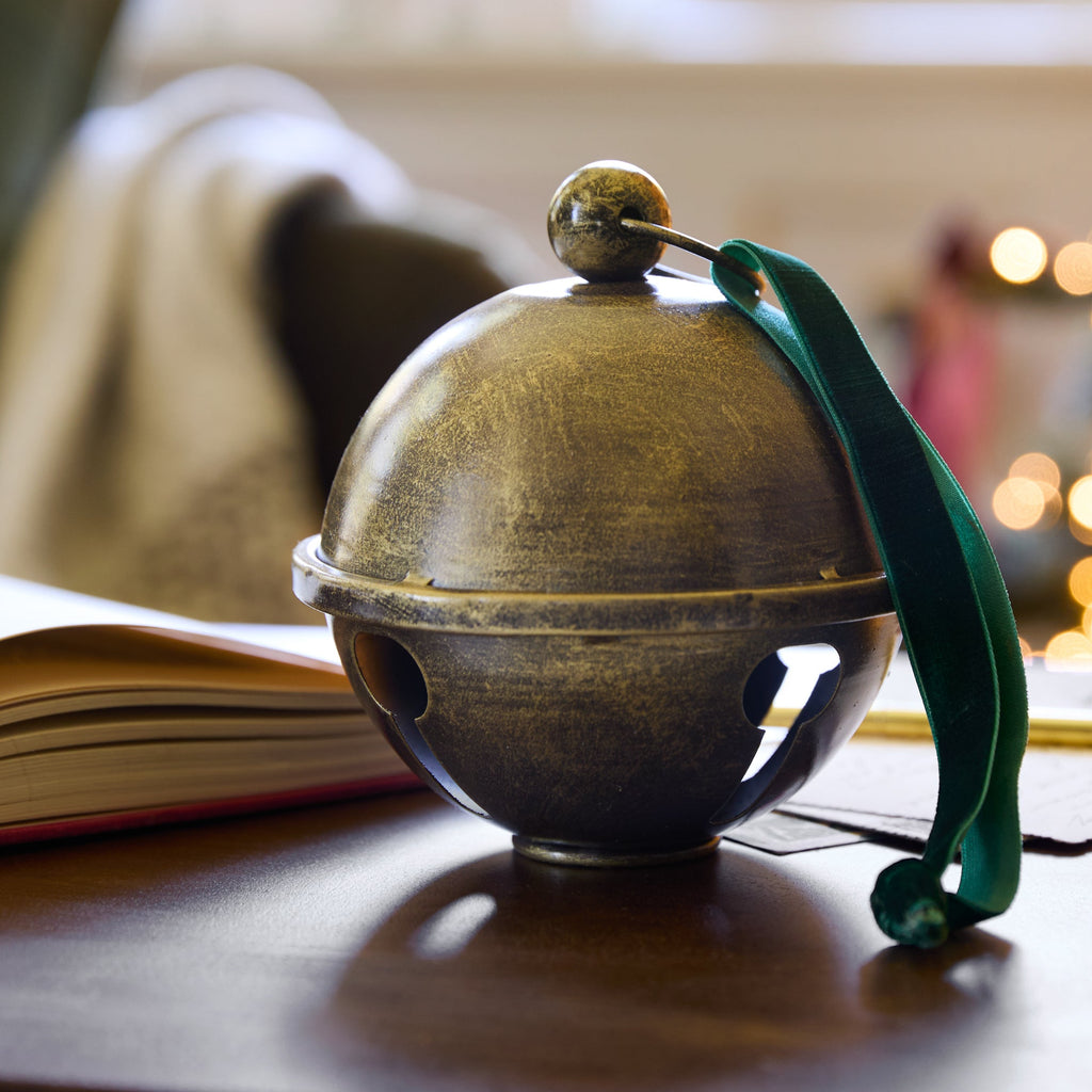 Antiqued Brass Jingle Bell Sit About