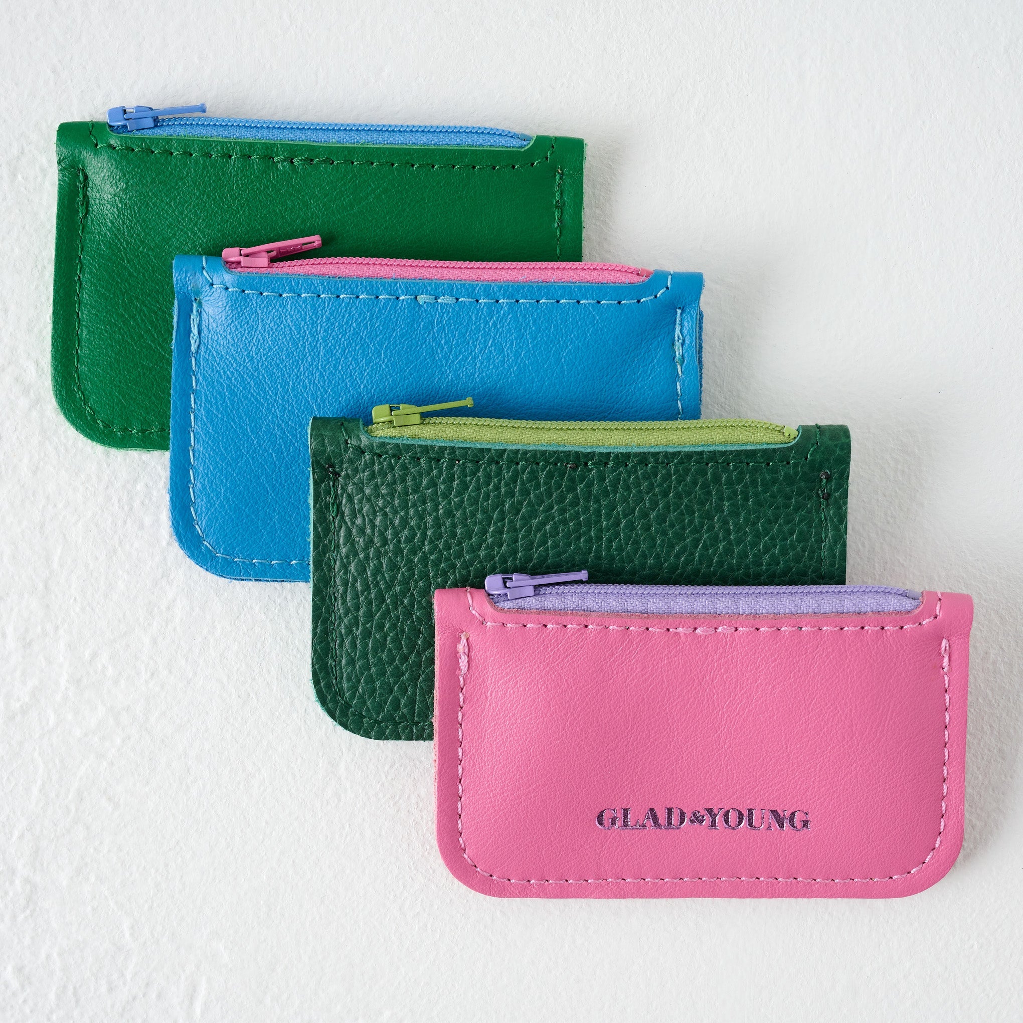 Kelly Green Small Change Wallet