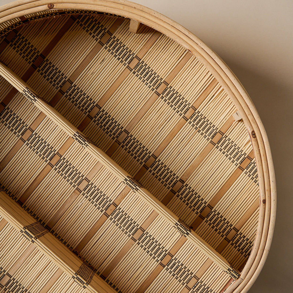 Georgia Oval Rattan Wall Shelf