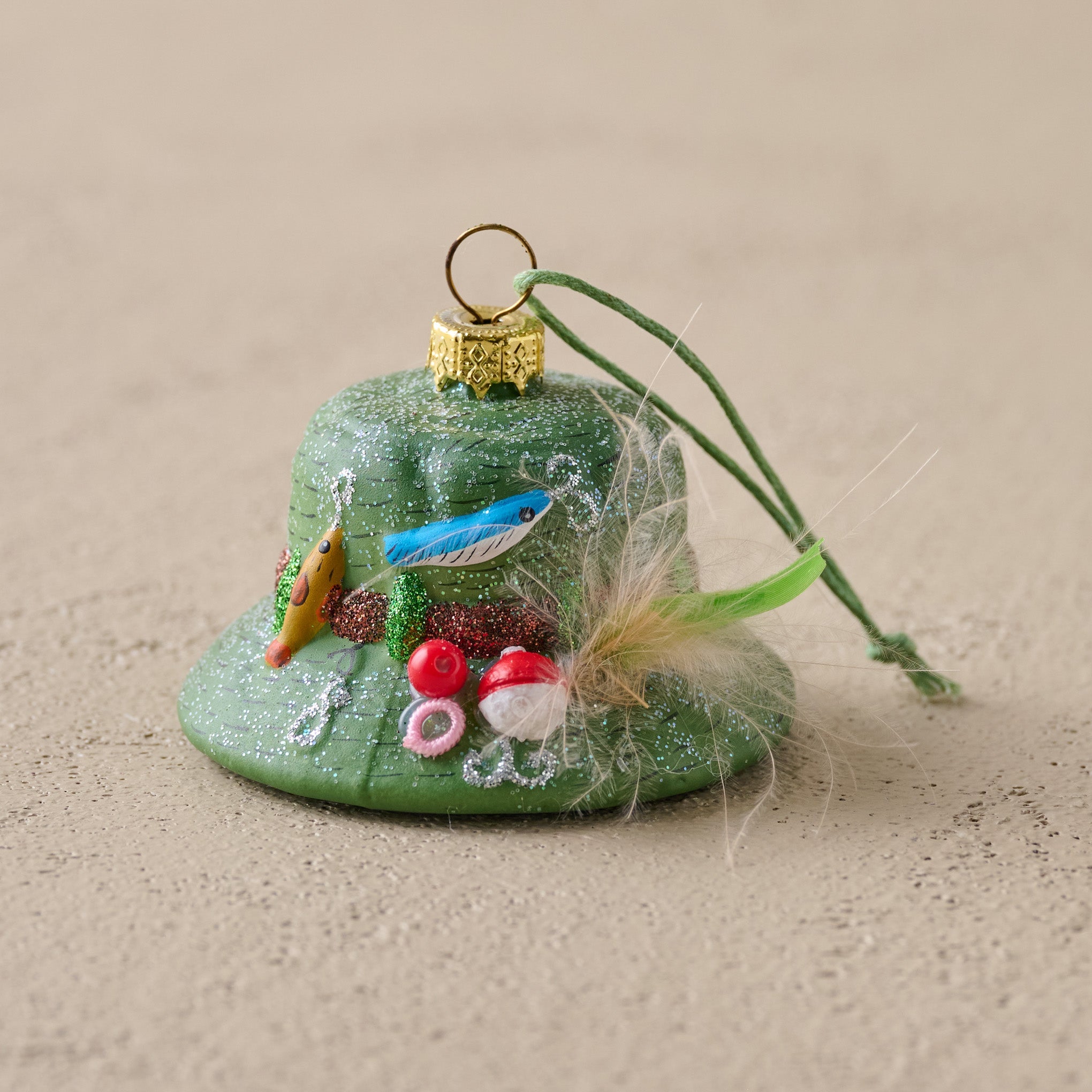 Gone Fishin' Bucket Hat Ornament