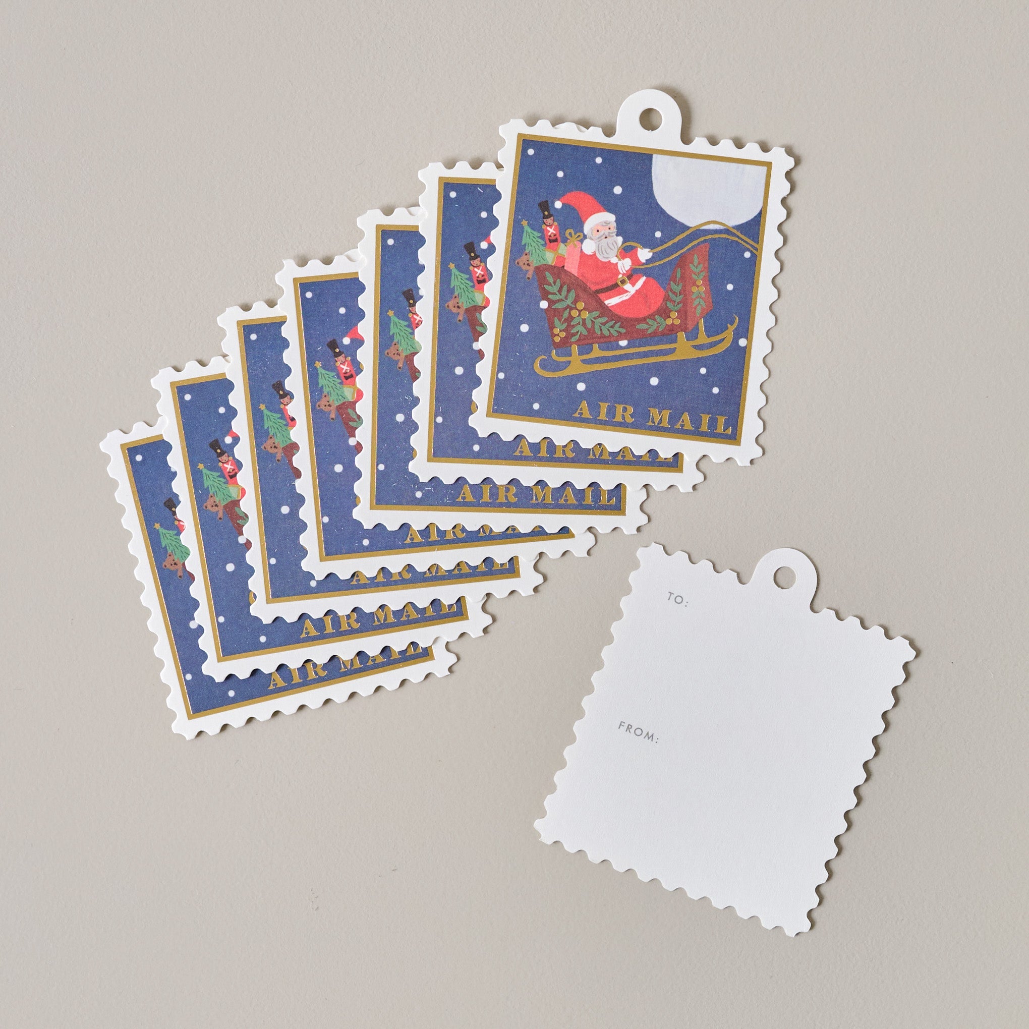 Air Mail Gift Tag