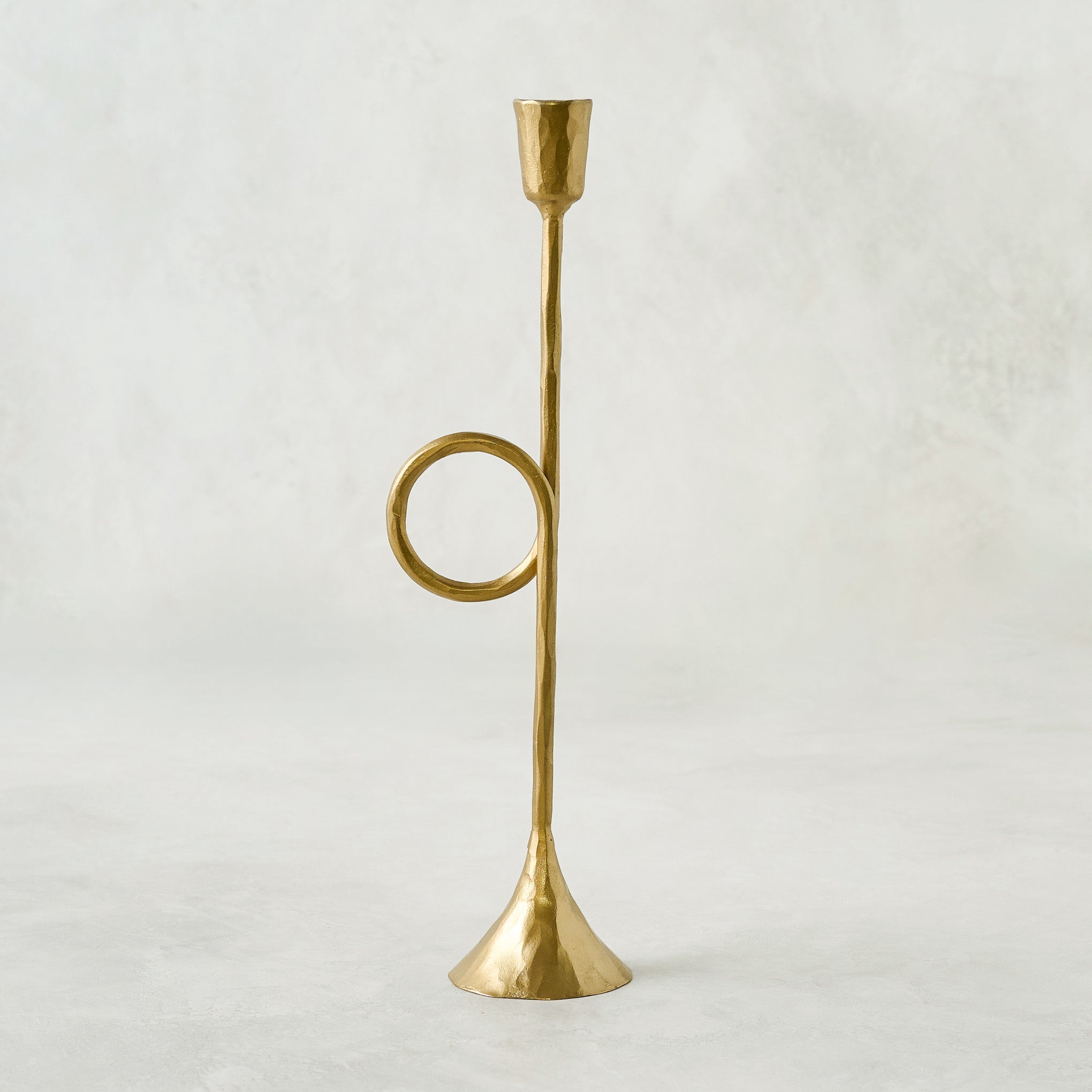 Antique Inspired Trumpet Taper Holder