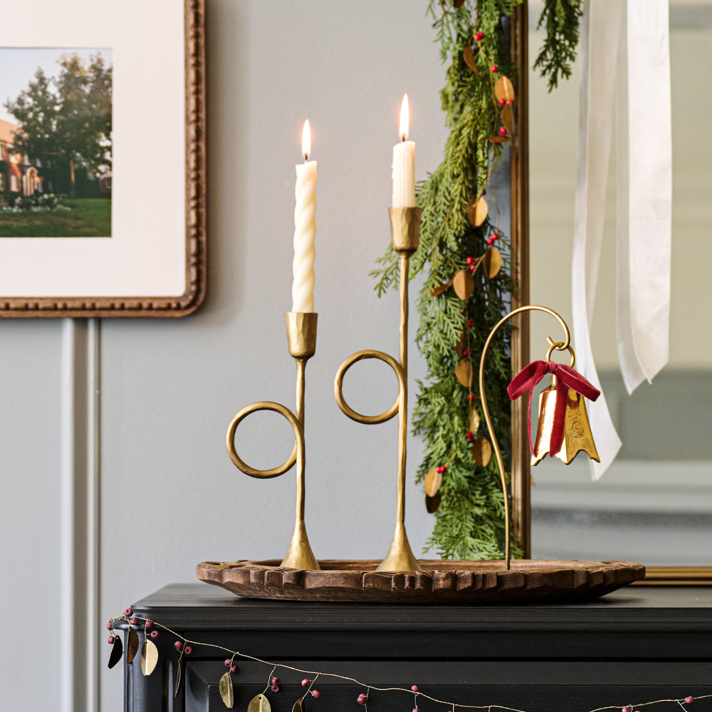 Antique Inspired Trumpet Taper Holder