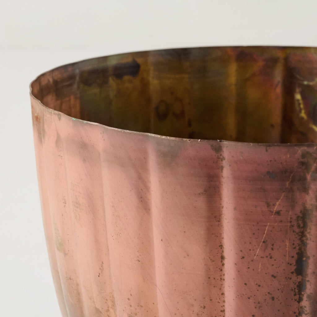 Aged Copper Planter
