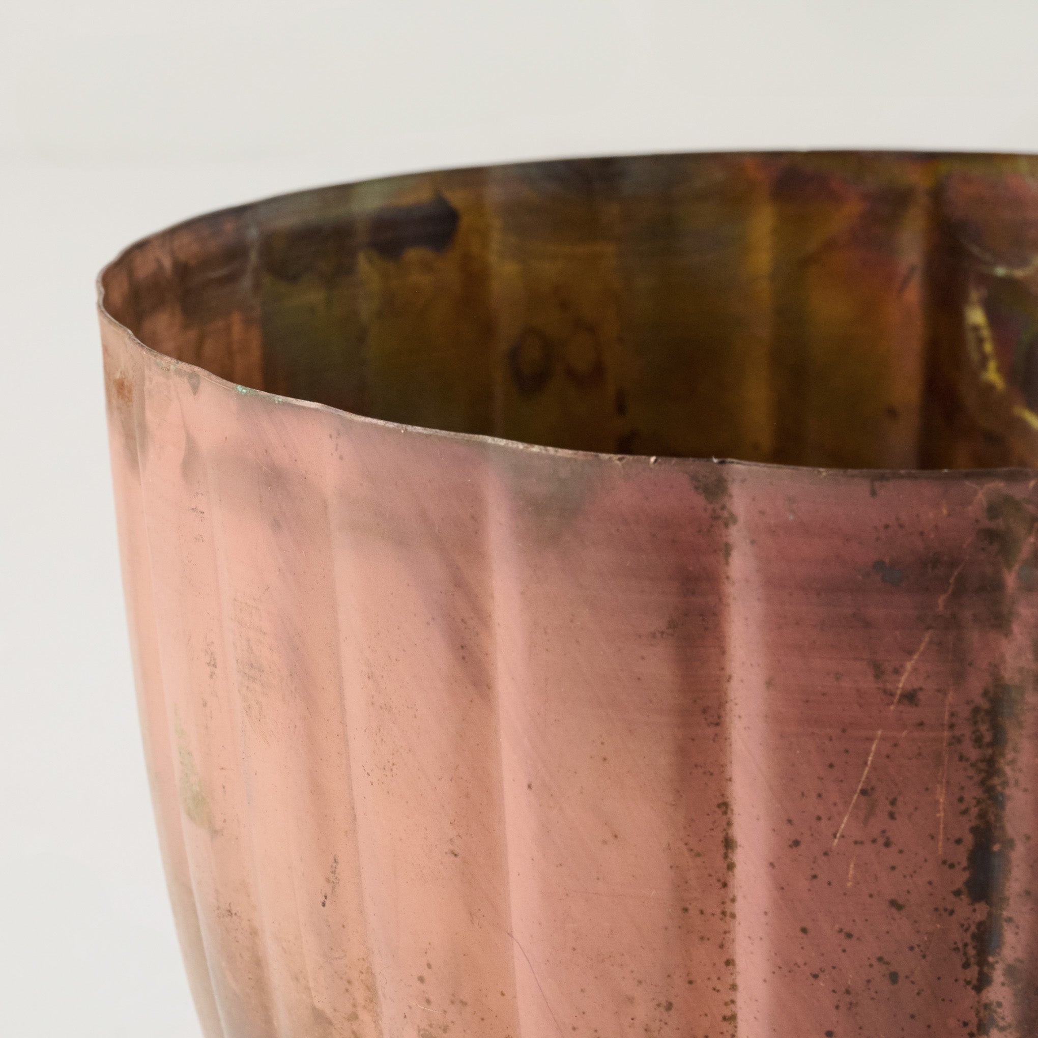 Aged Copper Planter