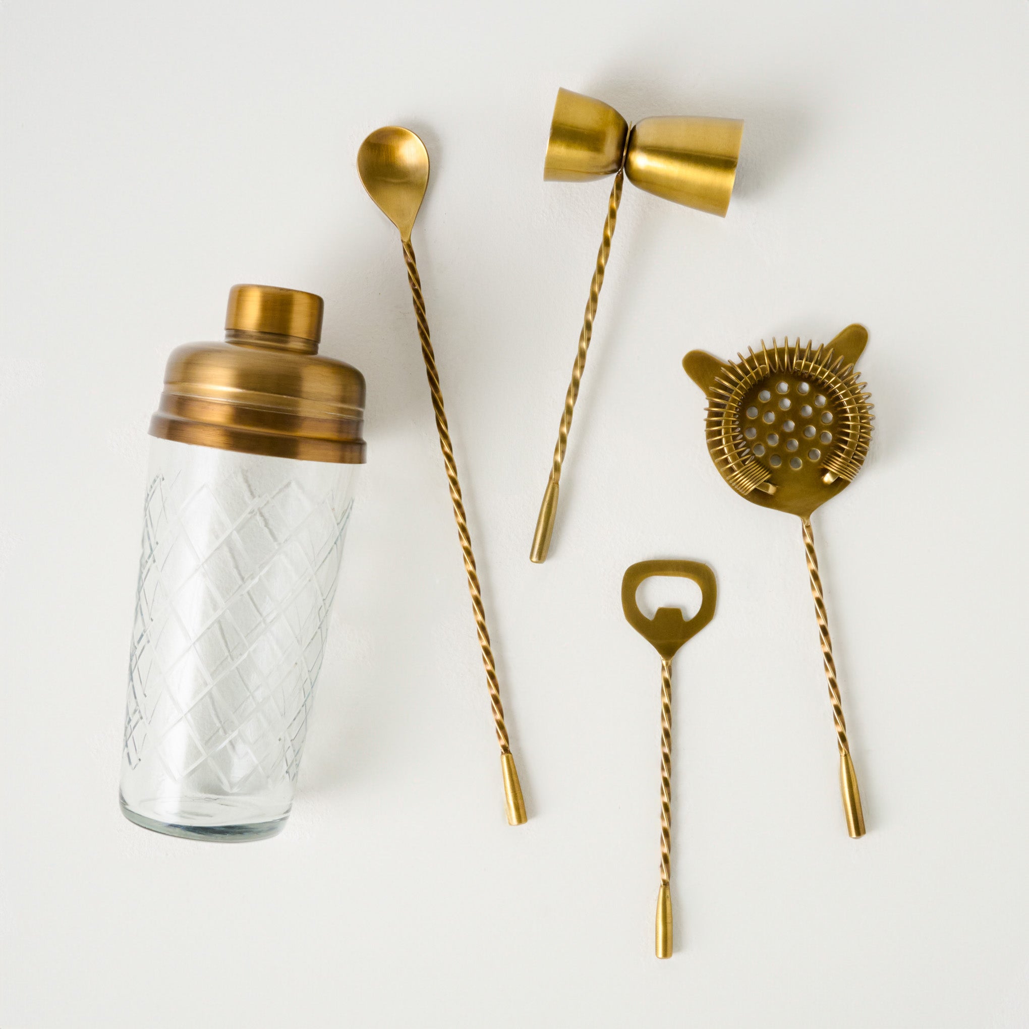 Antique Brass Bar Bundle Pairing