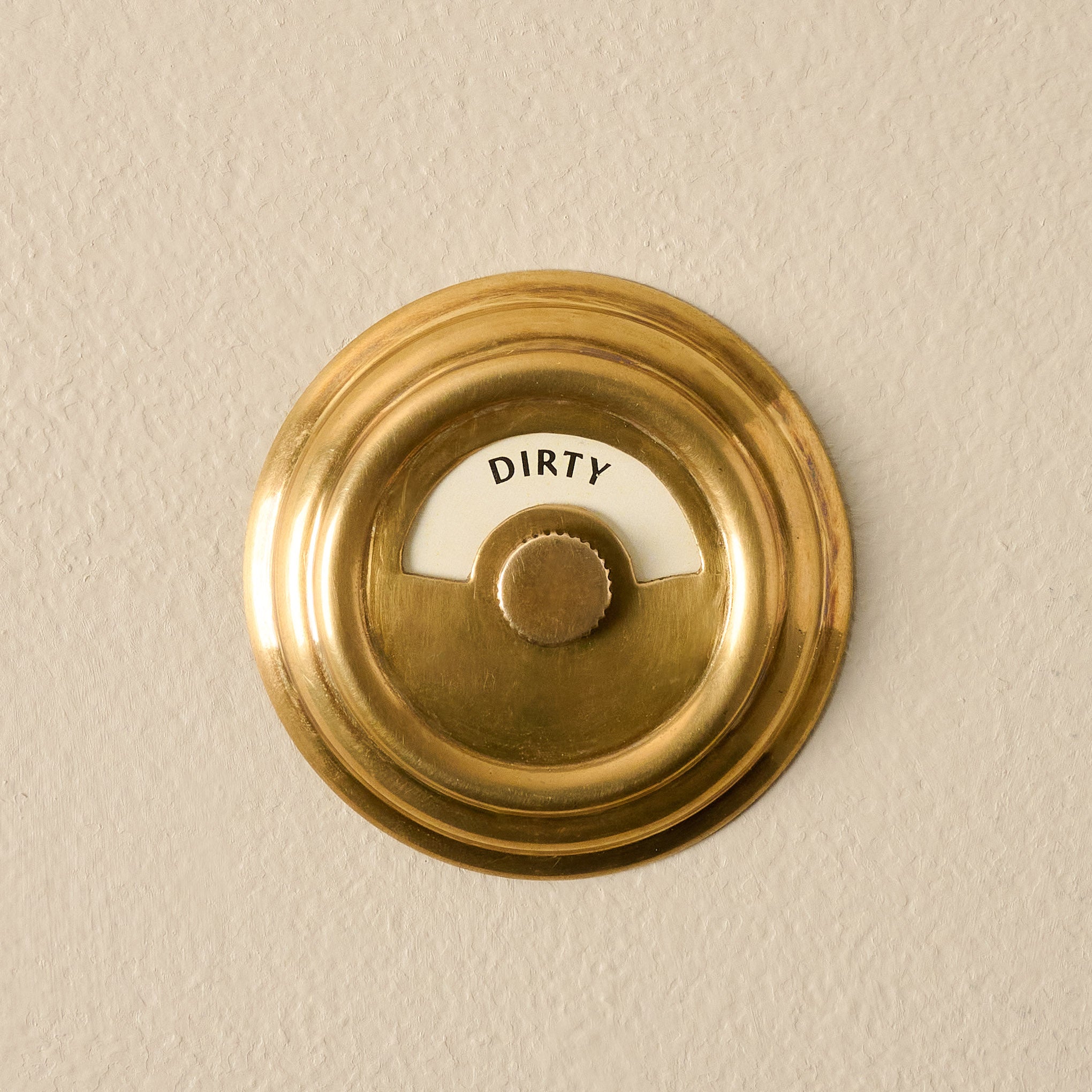 Antique Brass Dishwasher Marker