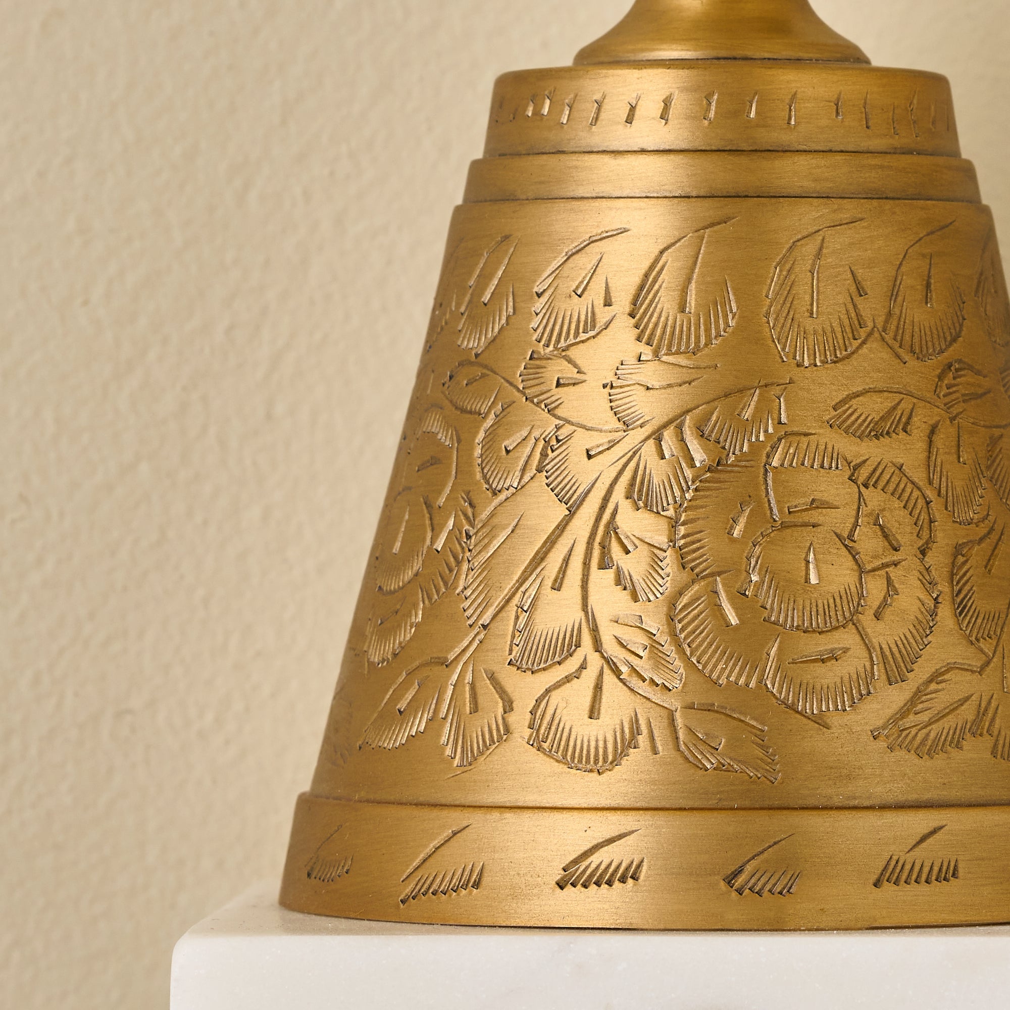 Antiqued Bell Stocking Holder