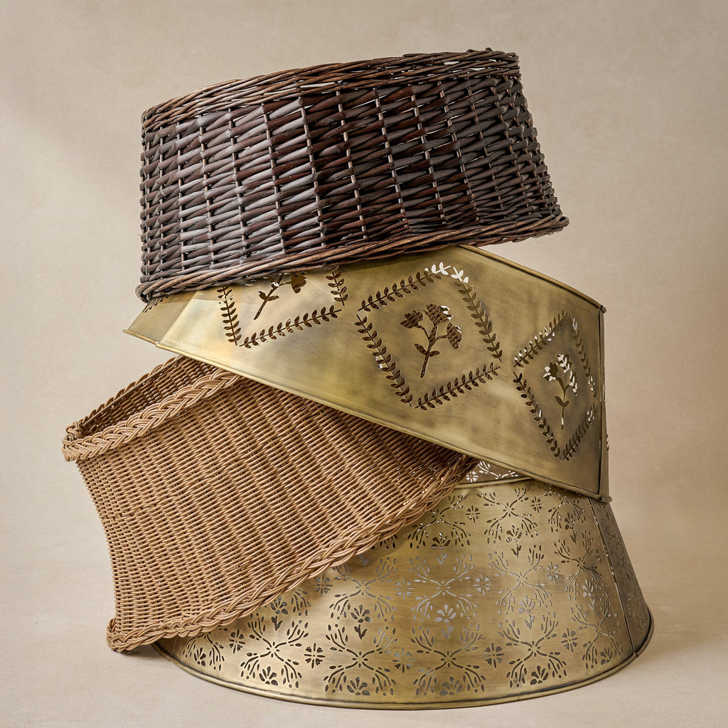 Natural Willow Woven Tree Collar