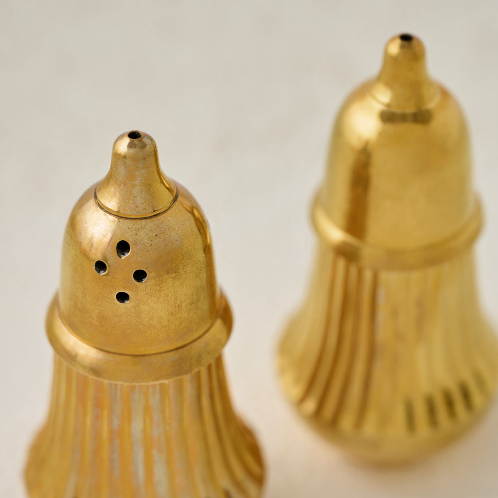 Brass Salt + Pepper Set