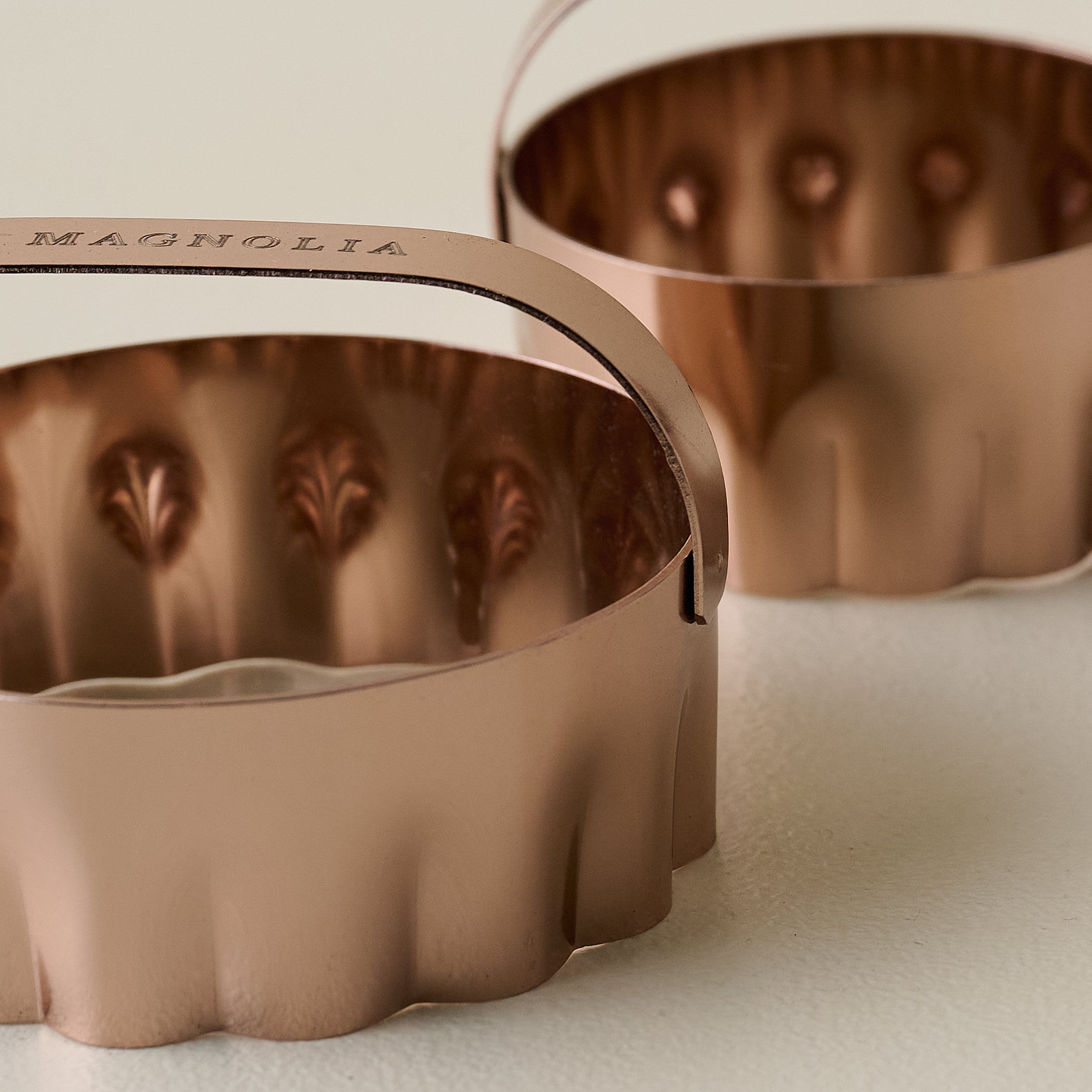 Copper Biscuit Cutter Set