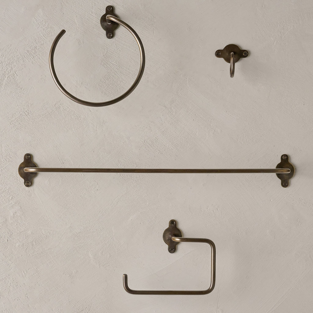 Antique Bronze Metal Towel Bar