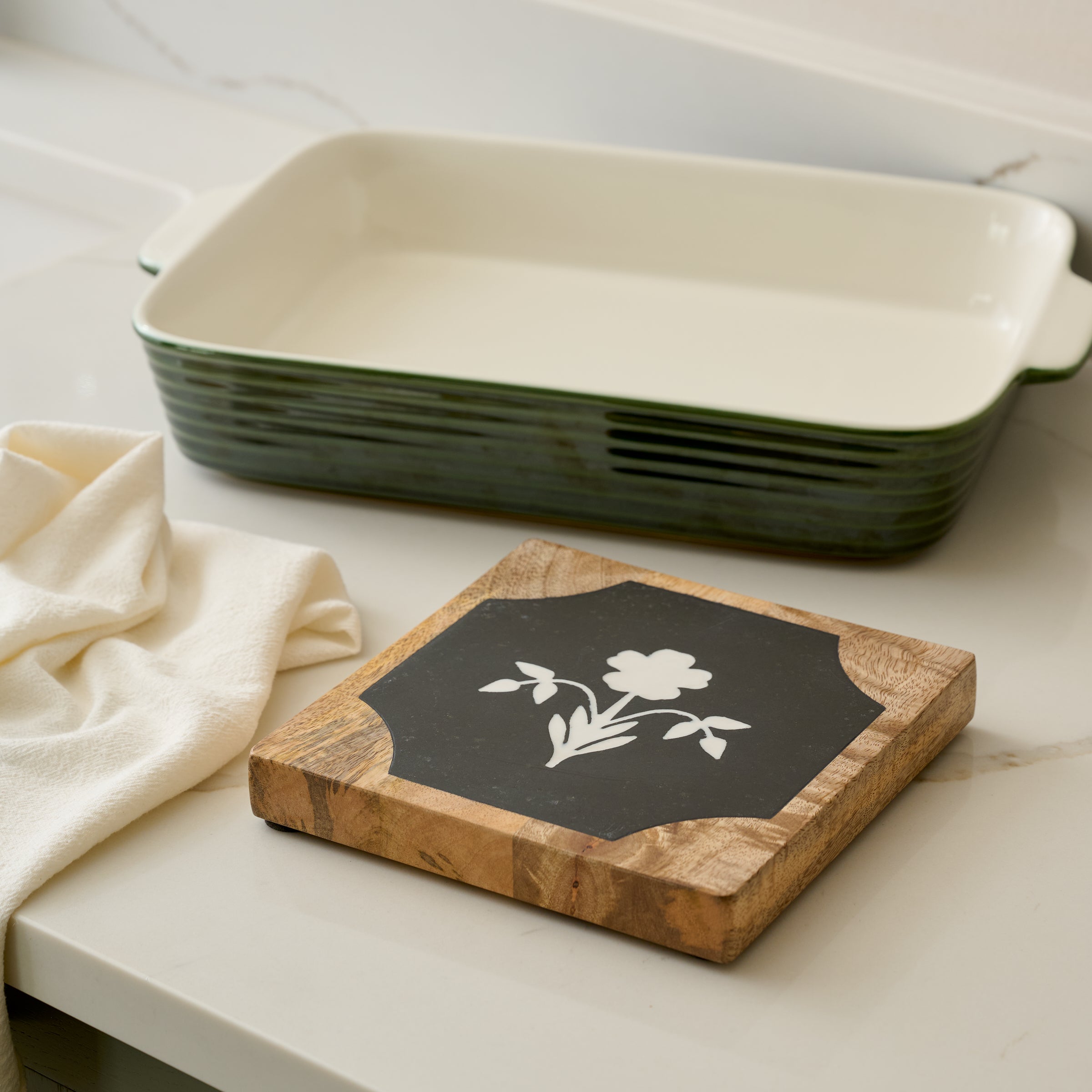Elenora Marble Trivet