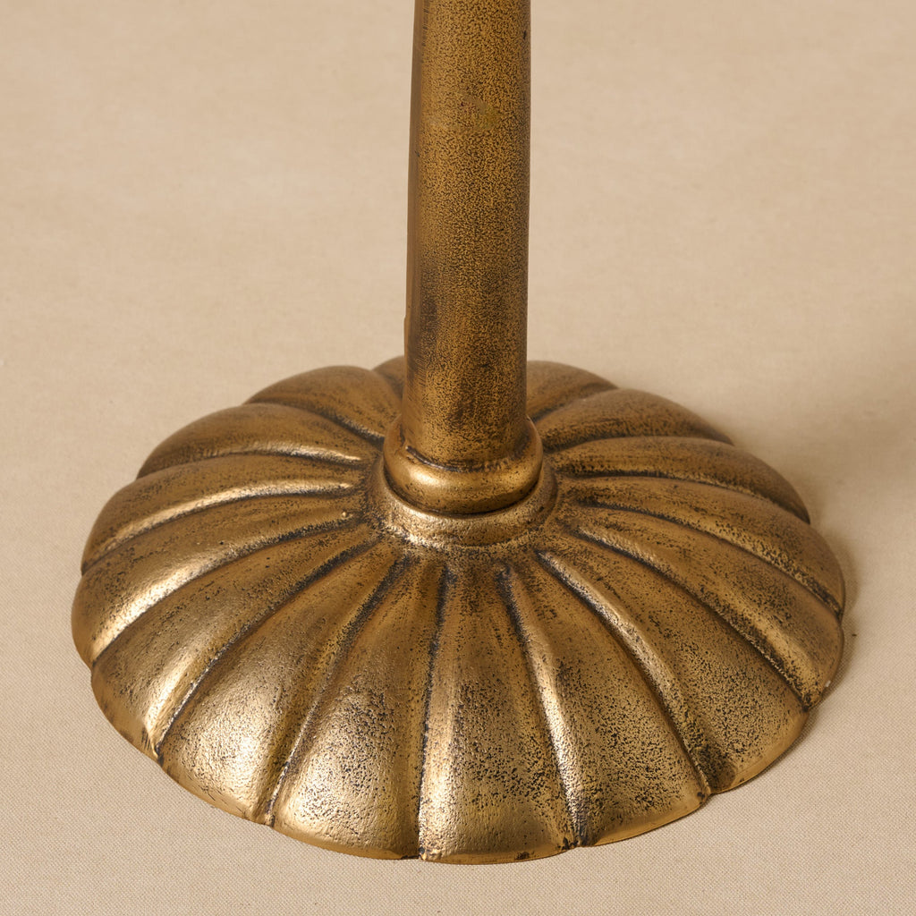 Antiqued Brass Cocktail Table