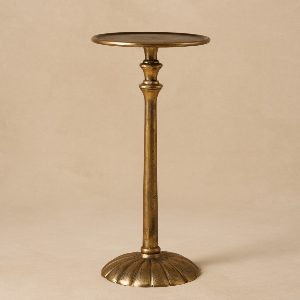 Antiqued Brass Cocktail Table