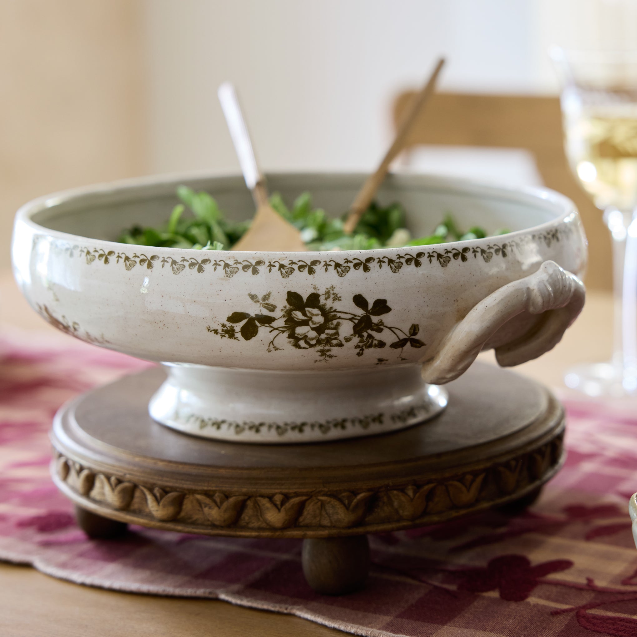 Heirloom Garden + Antiqued Copper Serving Set Bundle