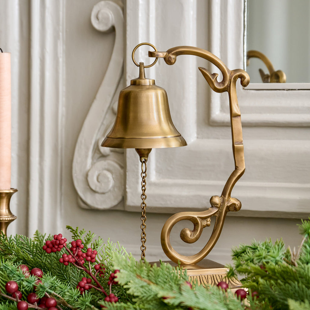 Antique-Inspired Corinne Brass Bell