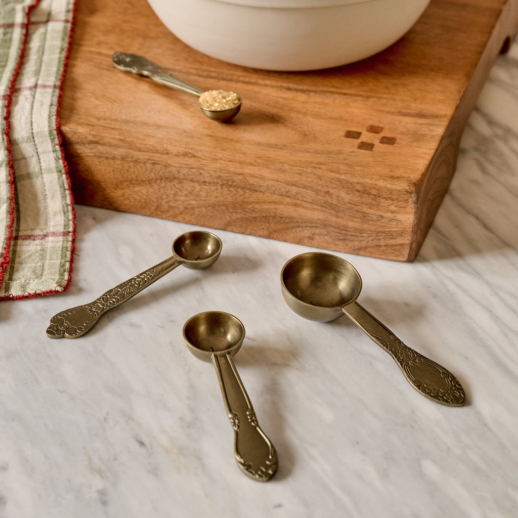 Antique Brass Measuring Spoons