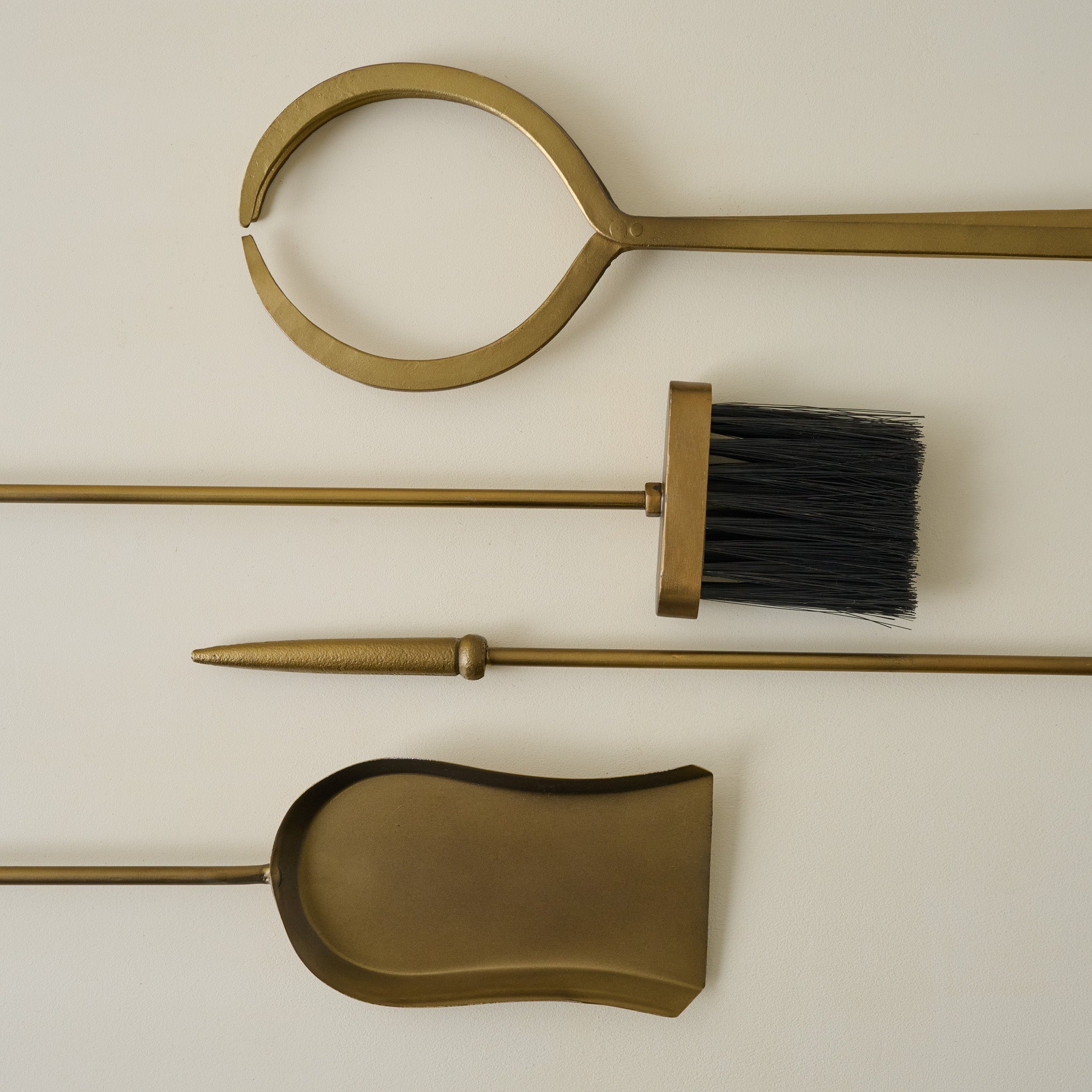 Shepherd Brass Fireplace Toolset