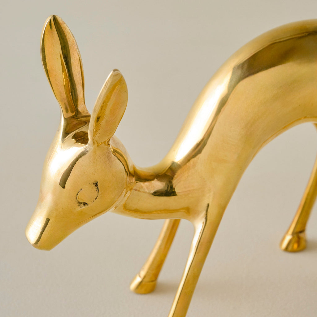 Decorative Brass Deer