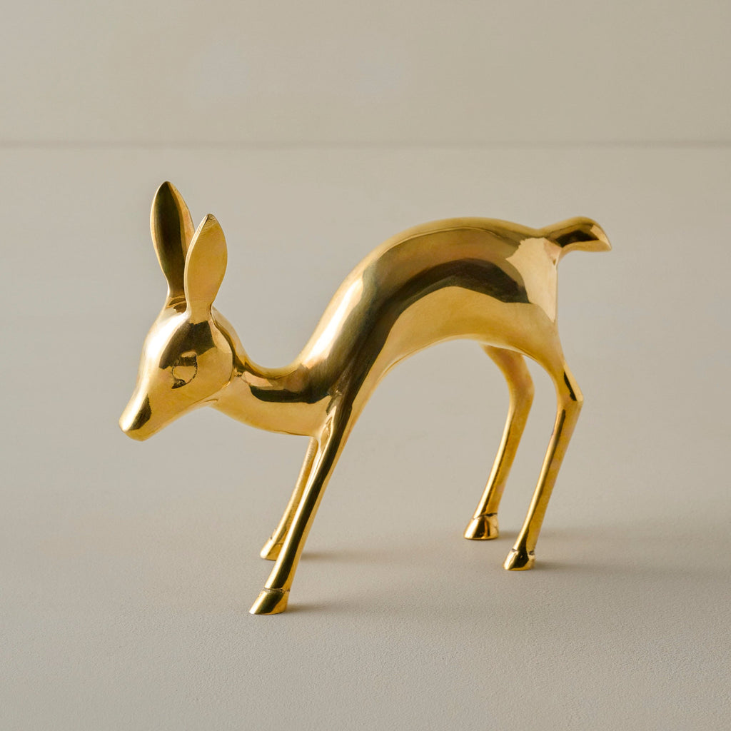 Decorative Brass Deer