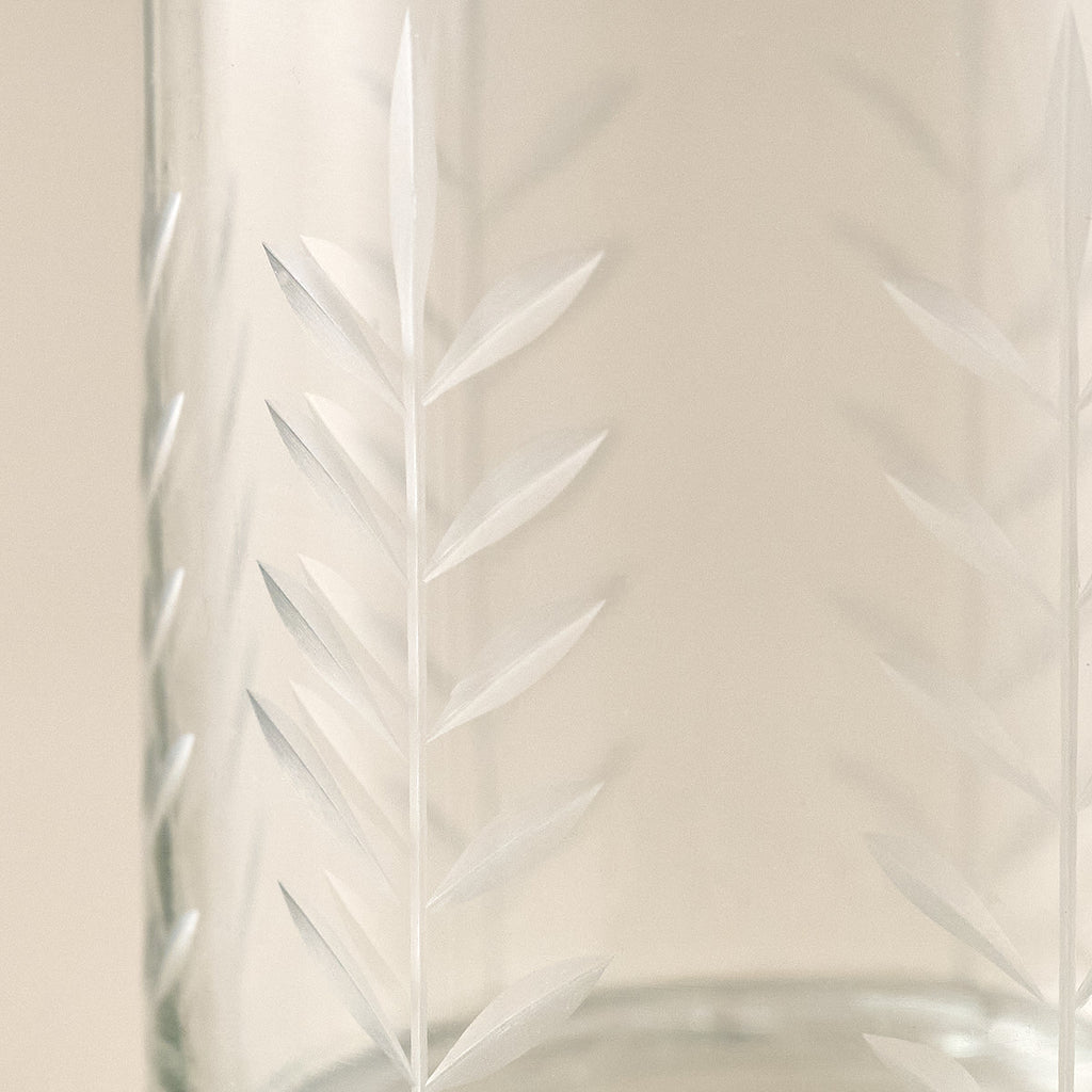 Marlowe Etched Glass Tumbler