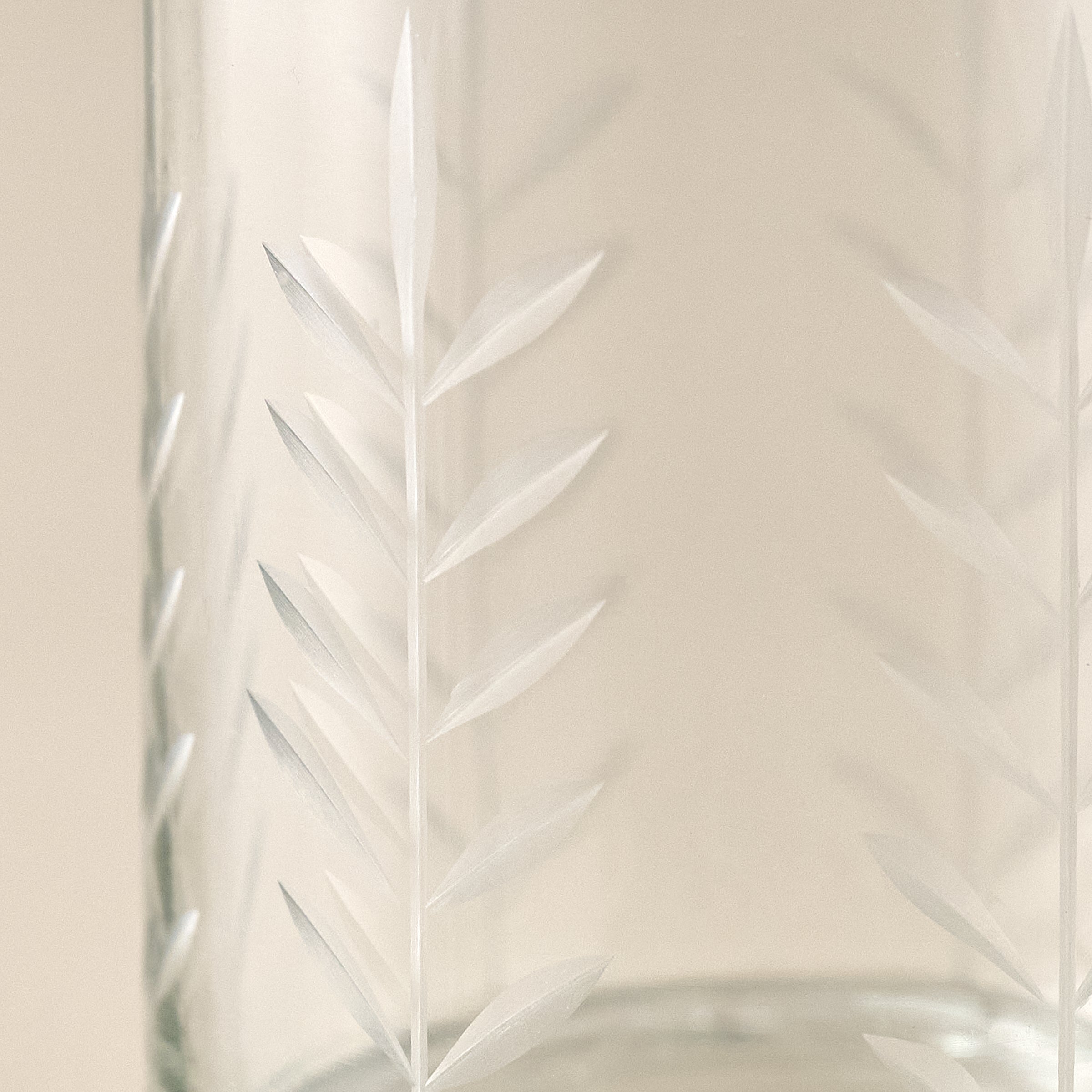 Marlowe Etched Glass Tumbler