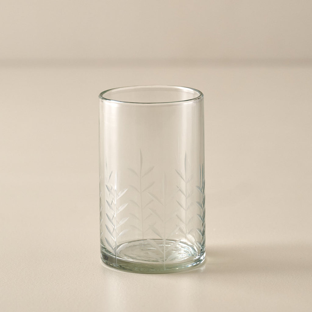 Marlowe Etched Glass Tumbler