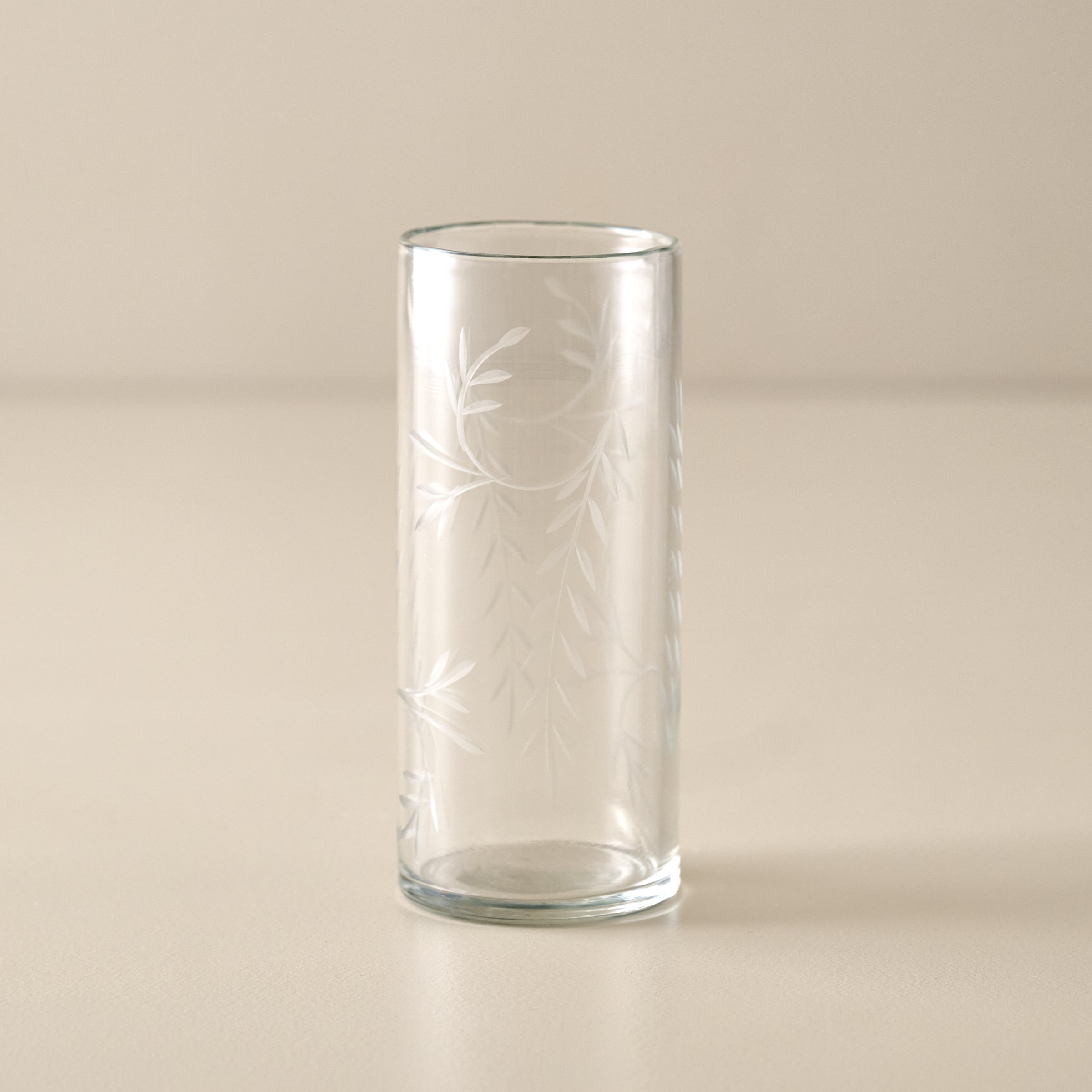 Marlowe Etched Glass Tumbler