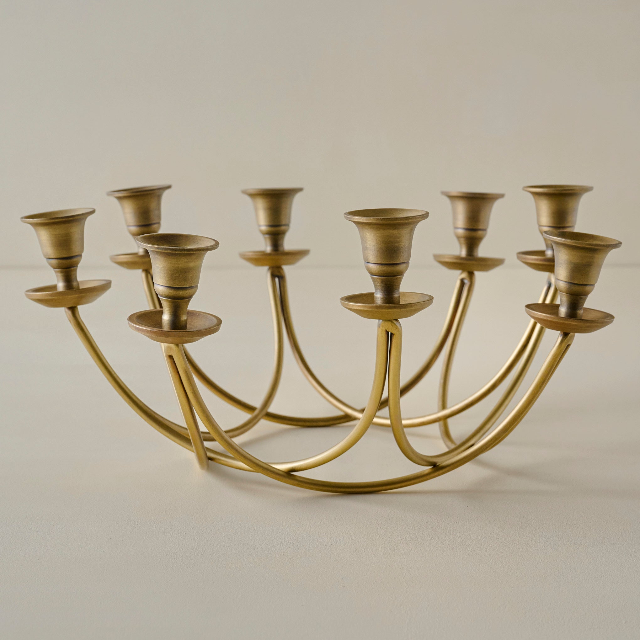 Antique Brass Stacking Candelabra
