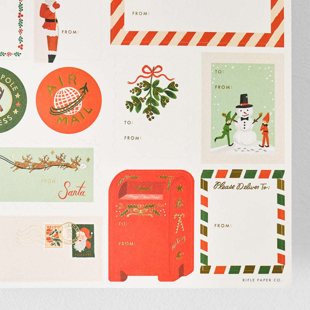 Air Mail Sticker Sheet