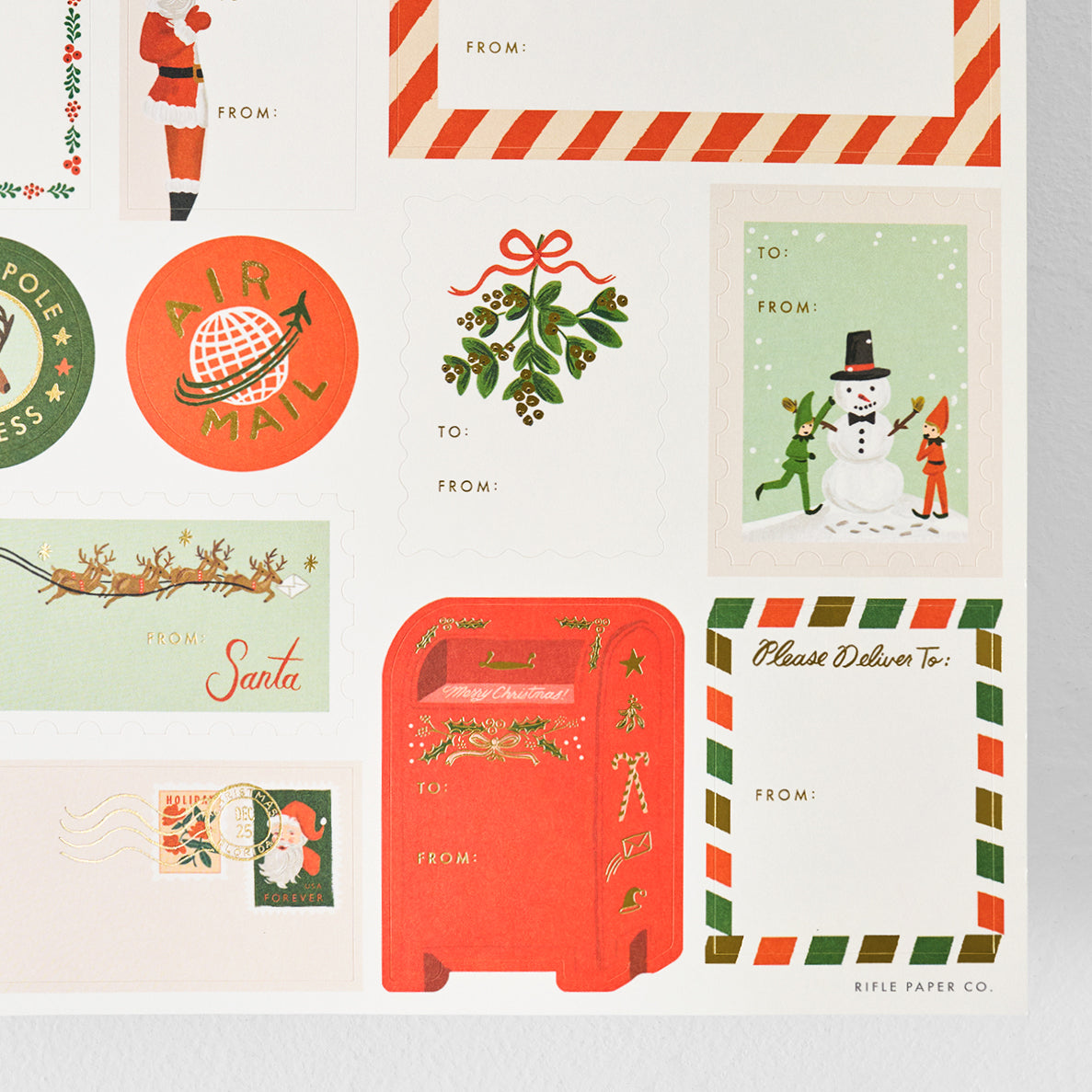 Air Mail Sticker Sheet