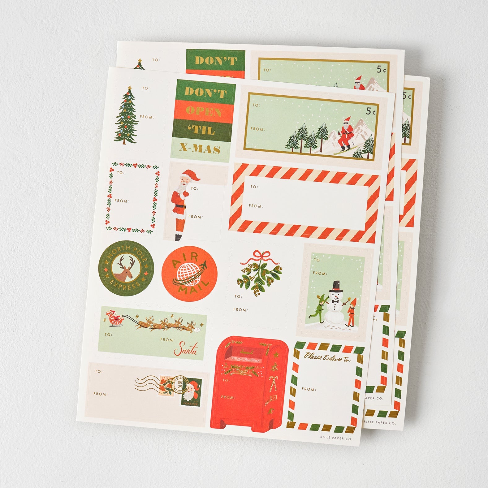 Air Mail Sticker Sheet