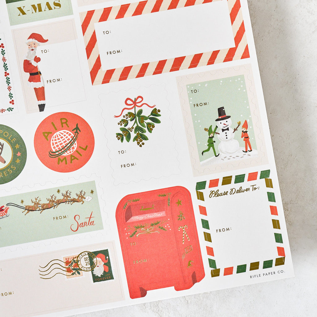 Air Mail Sticker Sheet