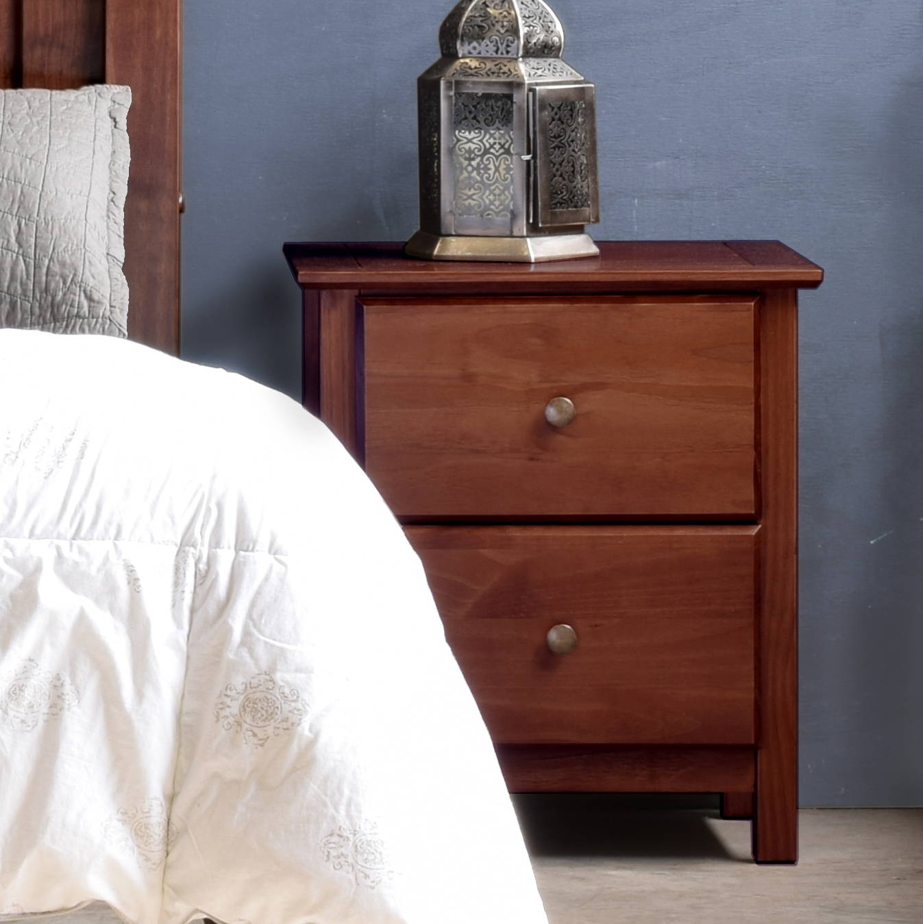 Shaker 2-Drawer Nightstand