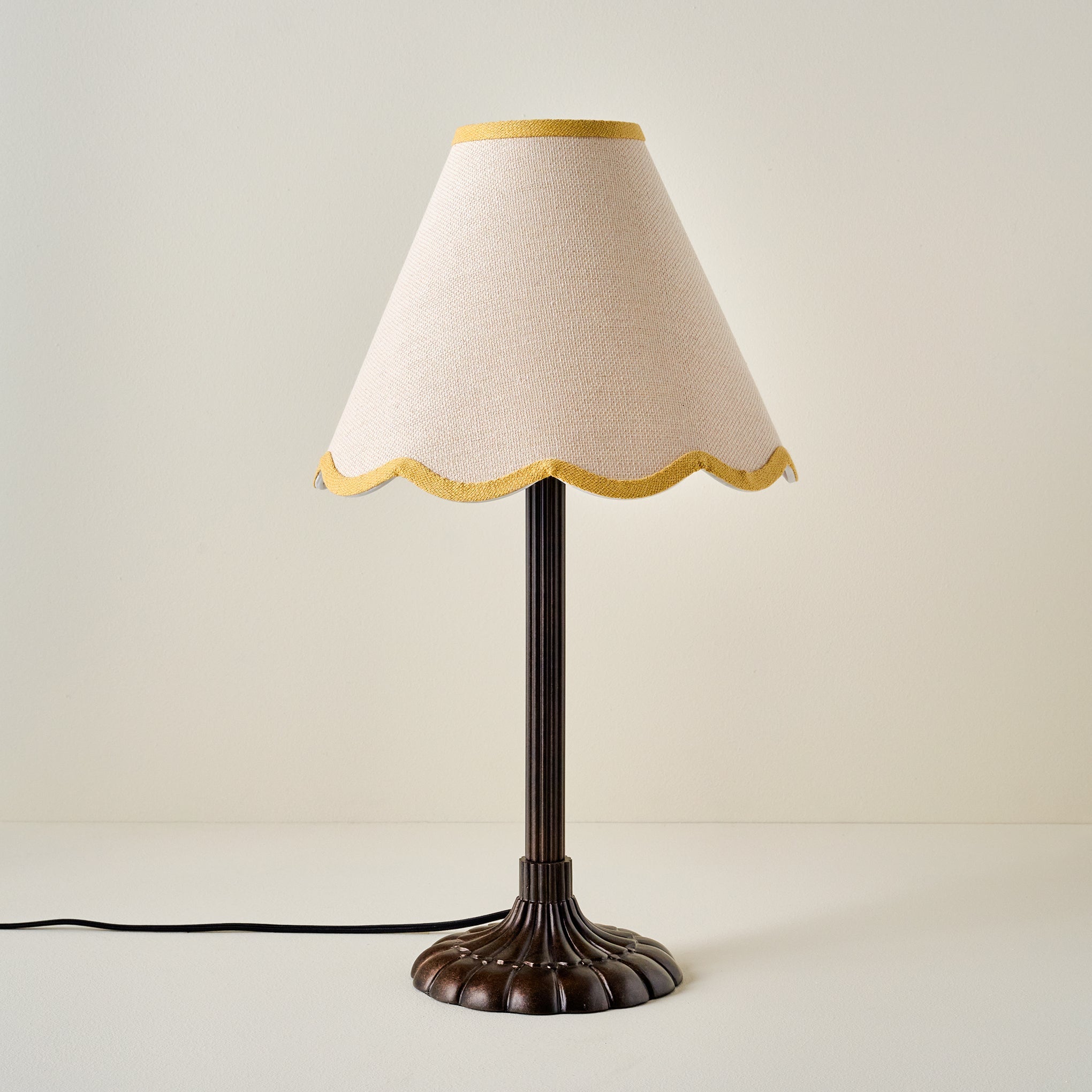 Stella Table Lamp-Bronze Scallop