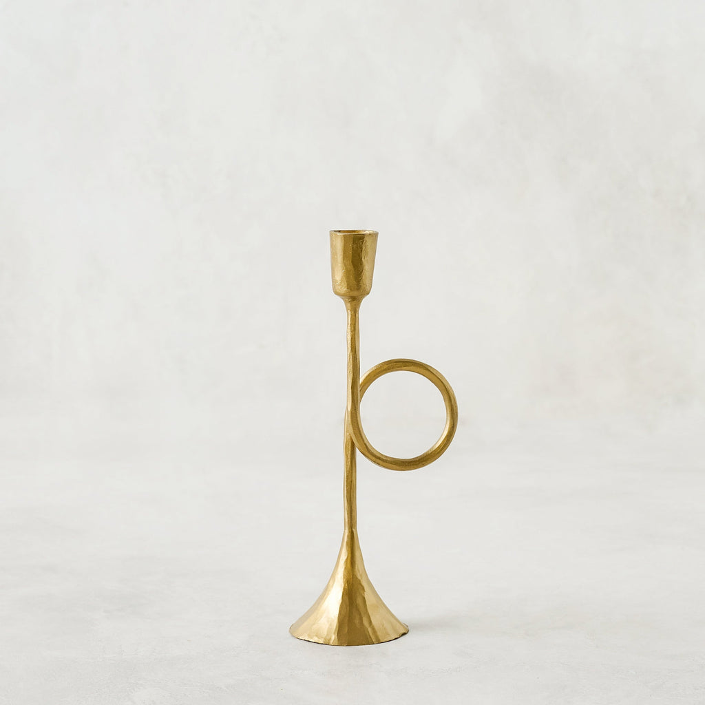 Antique Inspired Trumpet Taper Holder