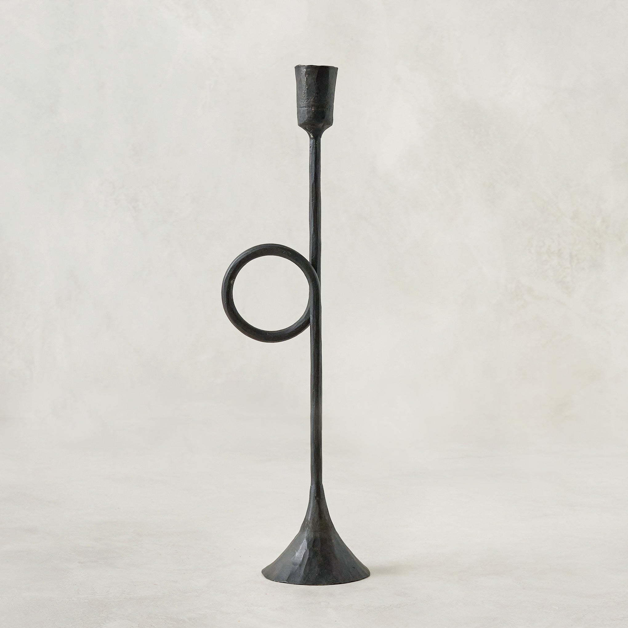 Antique Inspired Trumpet Taper Holder