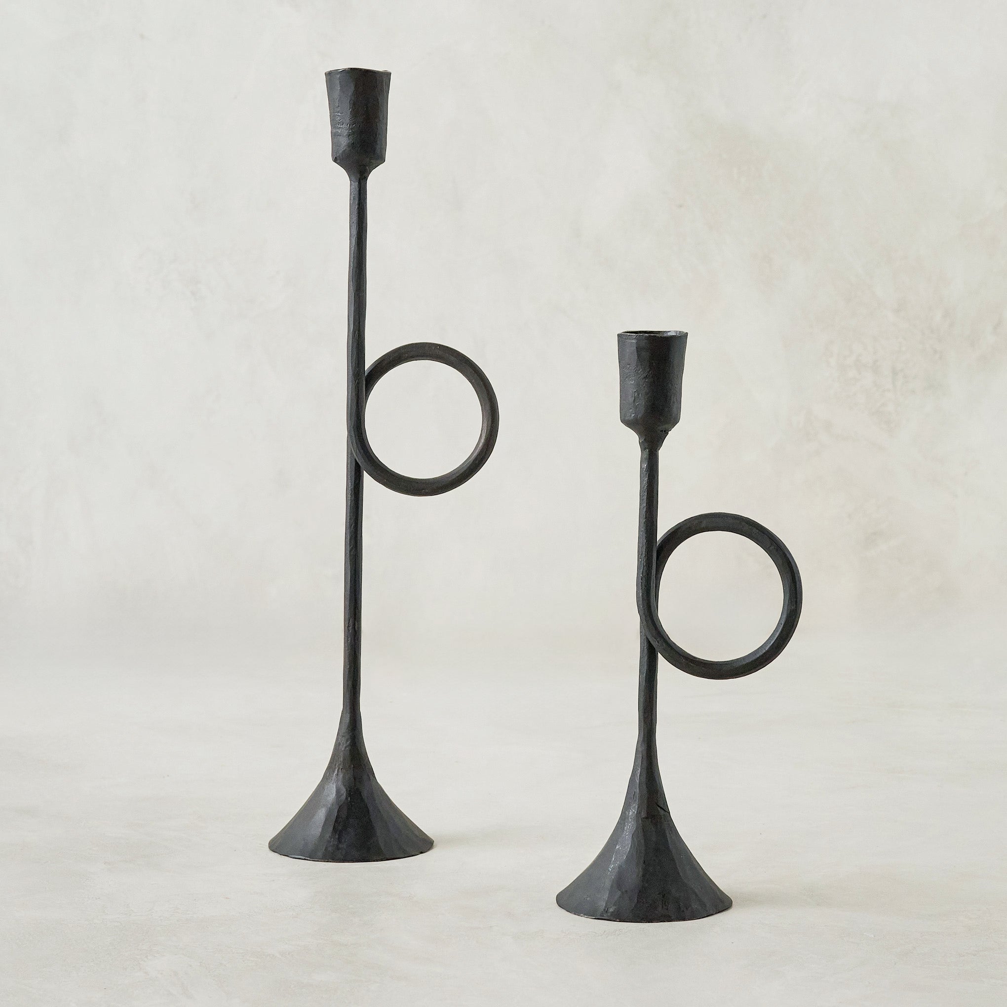 Antique Inspired Trumpet Taper Holder