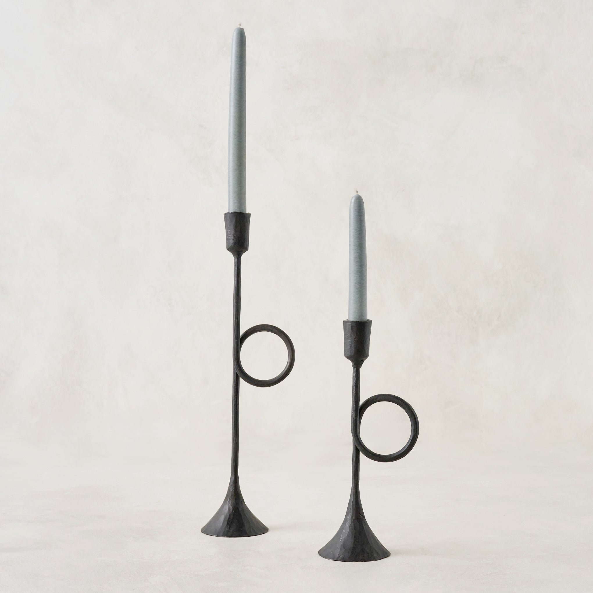 Antique Inspired Trumpet Taper Holder