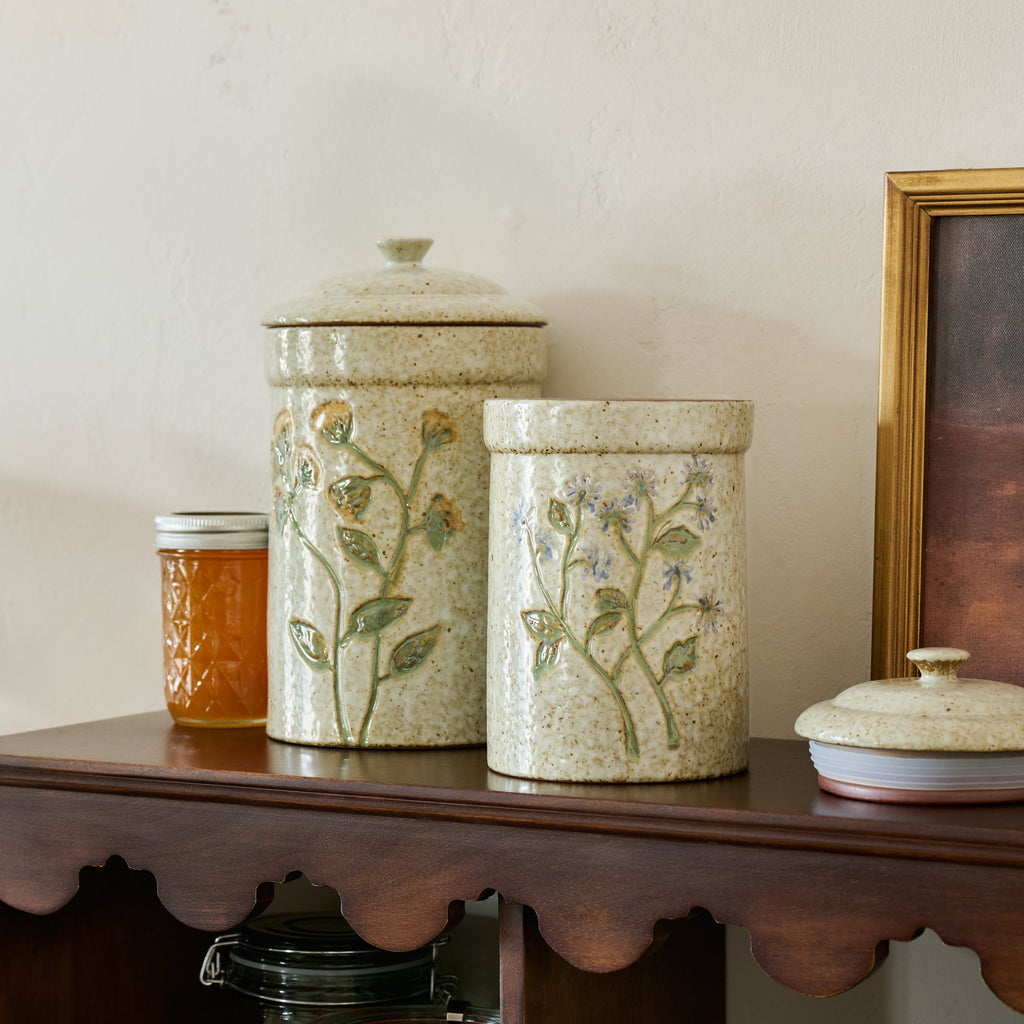 Golden Wildflower Canister
