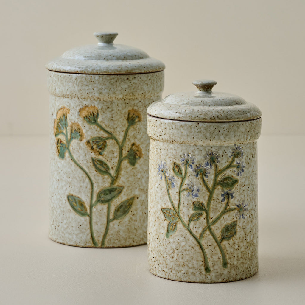 Golden Wildflower Canister