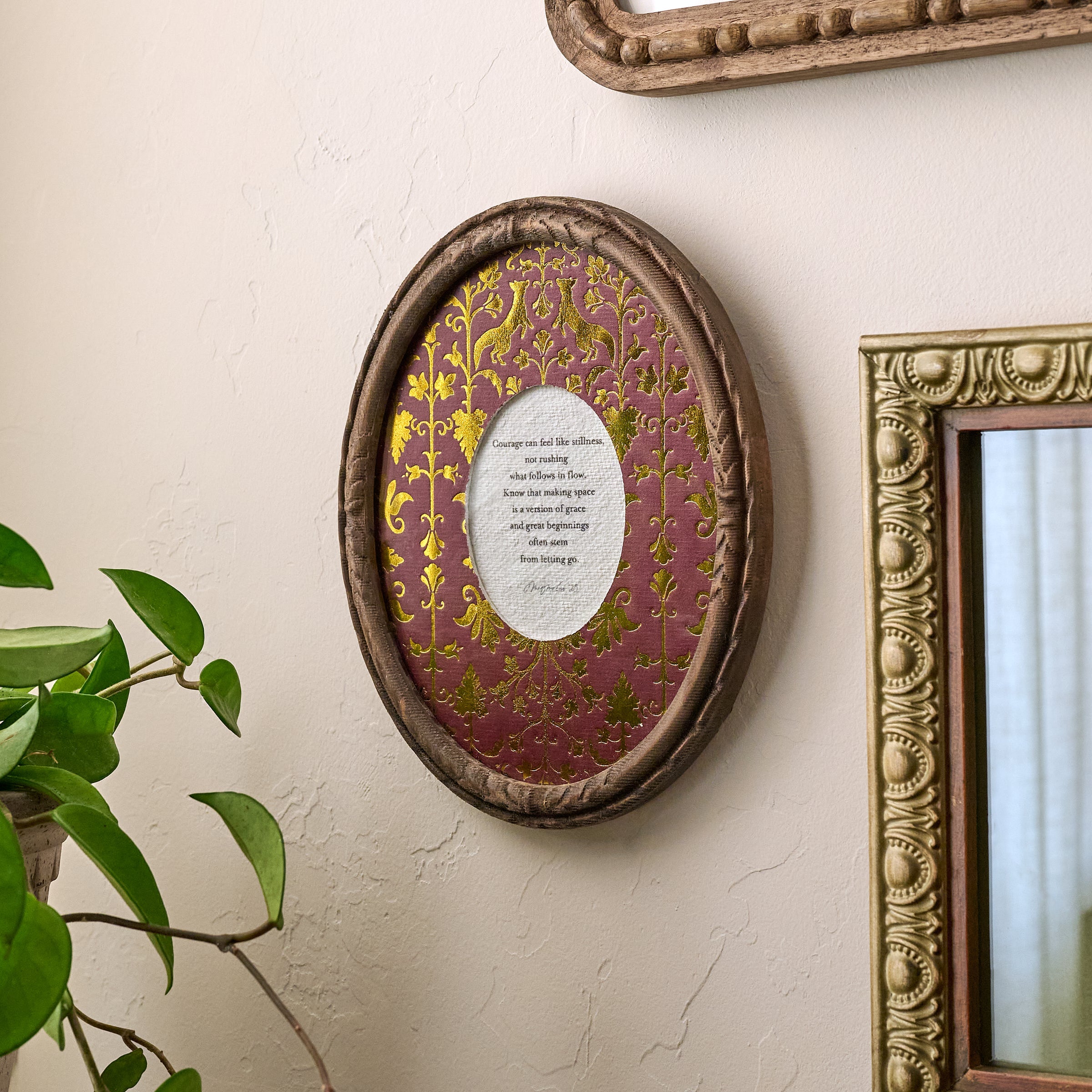 What Follows in Flow Framed Poem